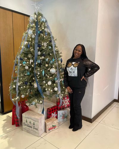 Customer photo review of Quiet & Shine Sweatshirt