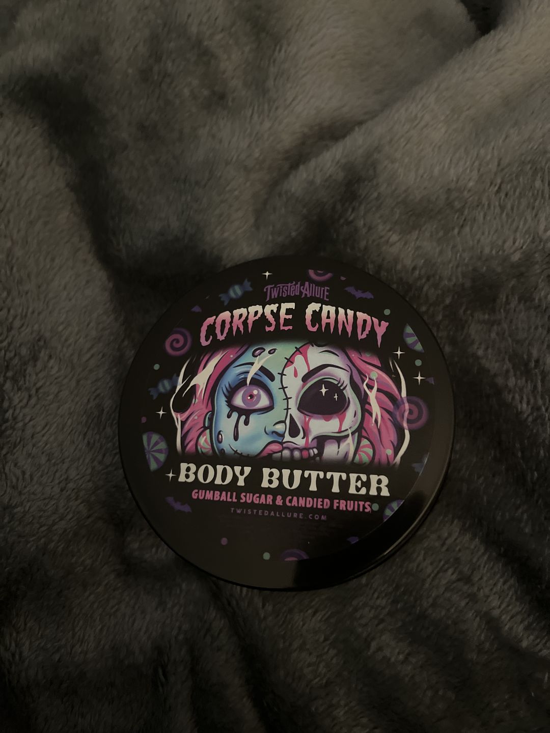 Customer photo review of Corpse Candy Body Butter (Gumball sugar & Candy Fruits)