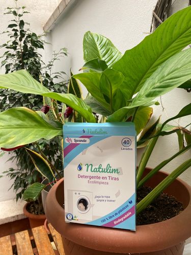 Customer photo review of Eco-Tiras de Detergente 40 lavados Natulim