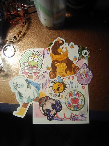 Customer photo review of Runaway Ghost Stickers!  Website Exclusive
