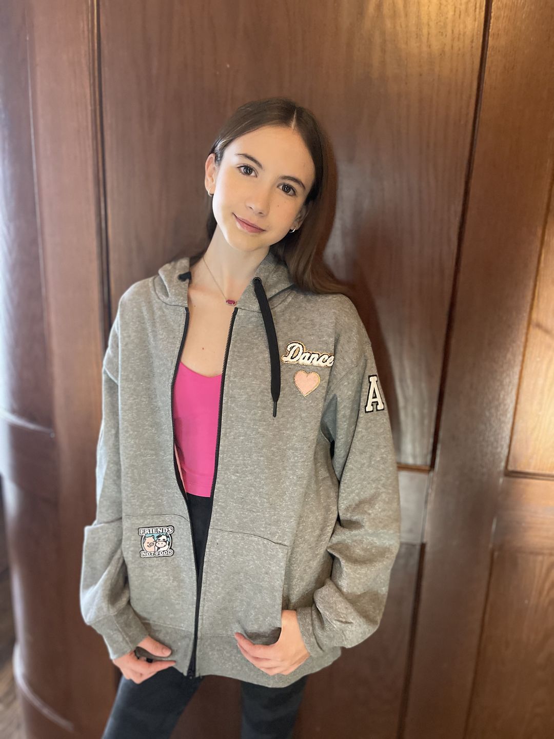 Customer photo review of Adult Zip Hoodie