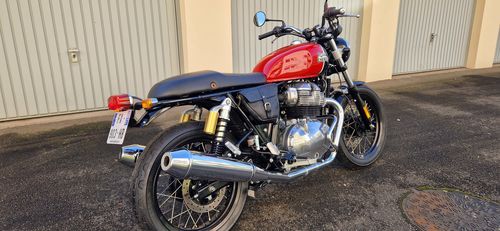Customer photo review of Sacoche latérale cuir Noir pour Royal Enfield