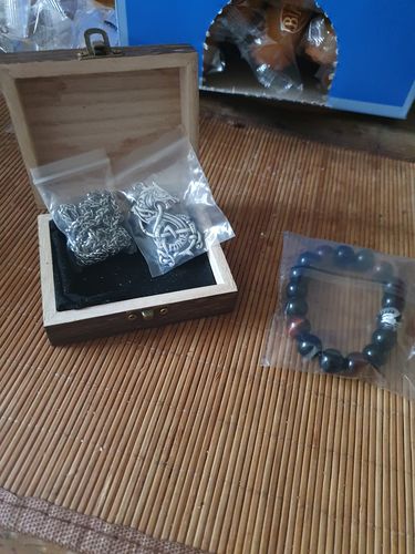 Customer photo review of Collier Dragon Nordique (Acier)