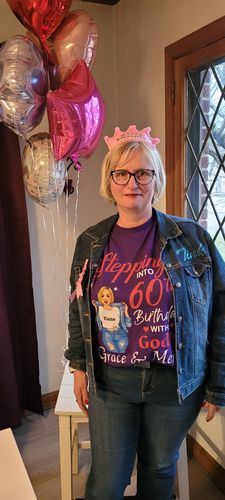 Customer photo review of 60th Birthday With God's Grace & Mercy