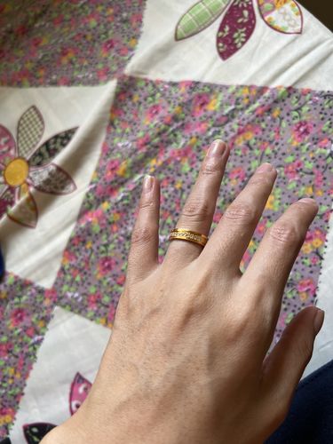 Customer photo review of Telc Wedding Rings