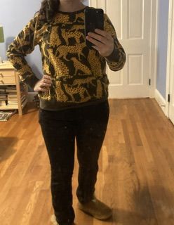 Customer photo review of Cheetah Sweatshirt