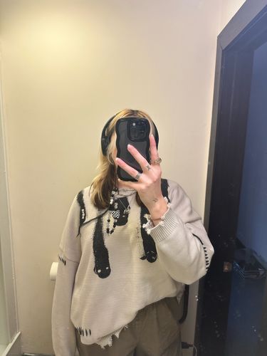 Customer photo review of Spirits Knit Sweater