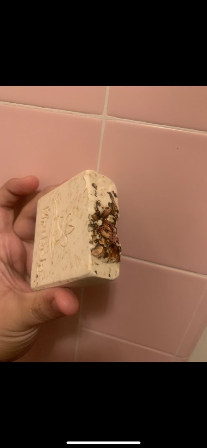 Customer photo review of Creamy Rose Soap