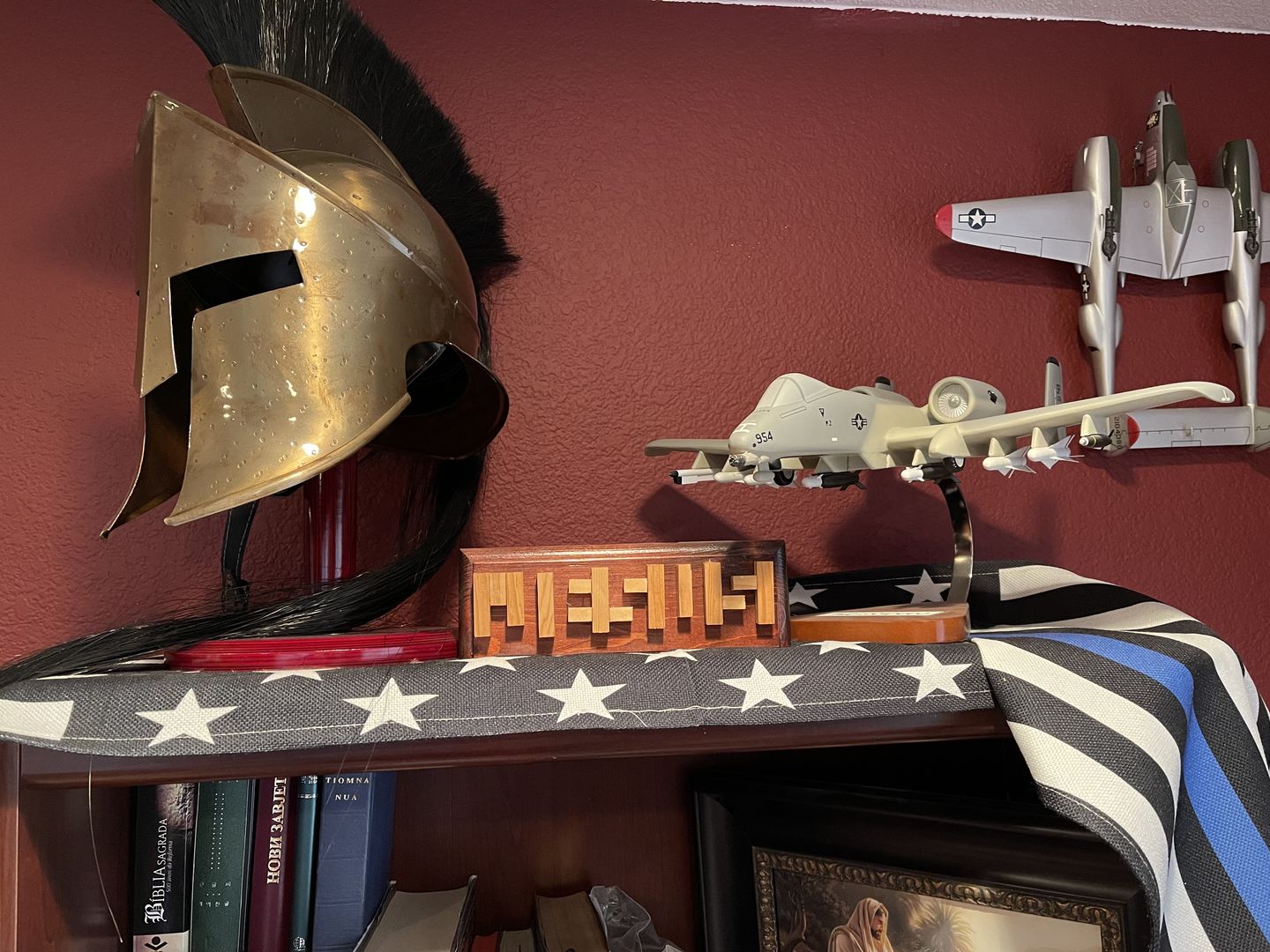 Customer photo review of The Great Spartan king Leonidas Helmet