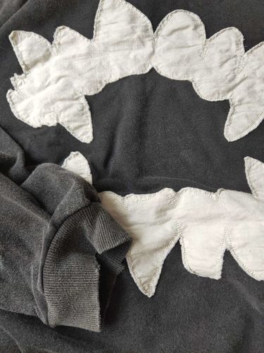 Customer photo review of Vintage Washed Fangs Hoodie