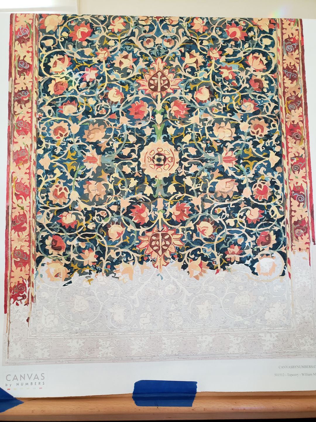 Customer photo review of Tapestry - Paint by Numbers