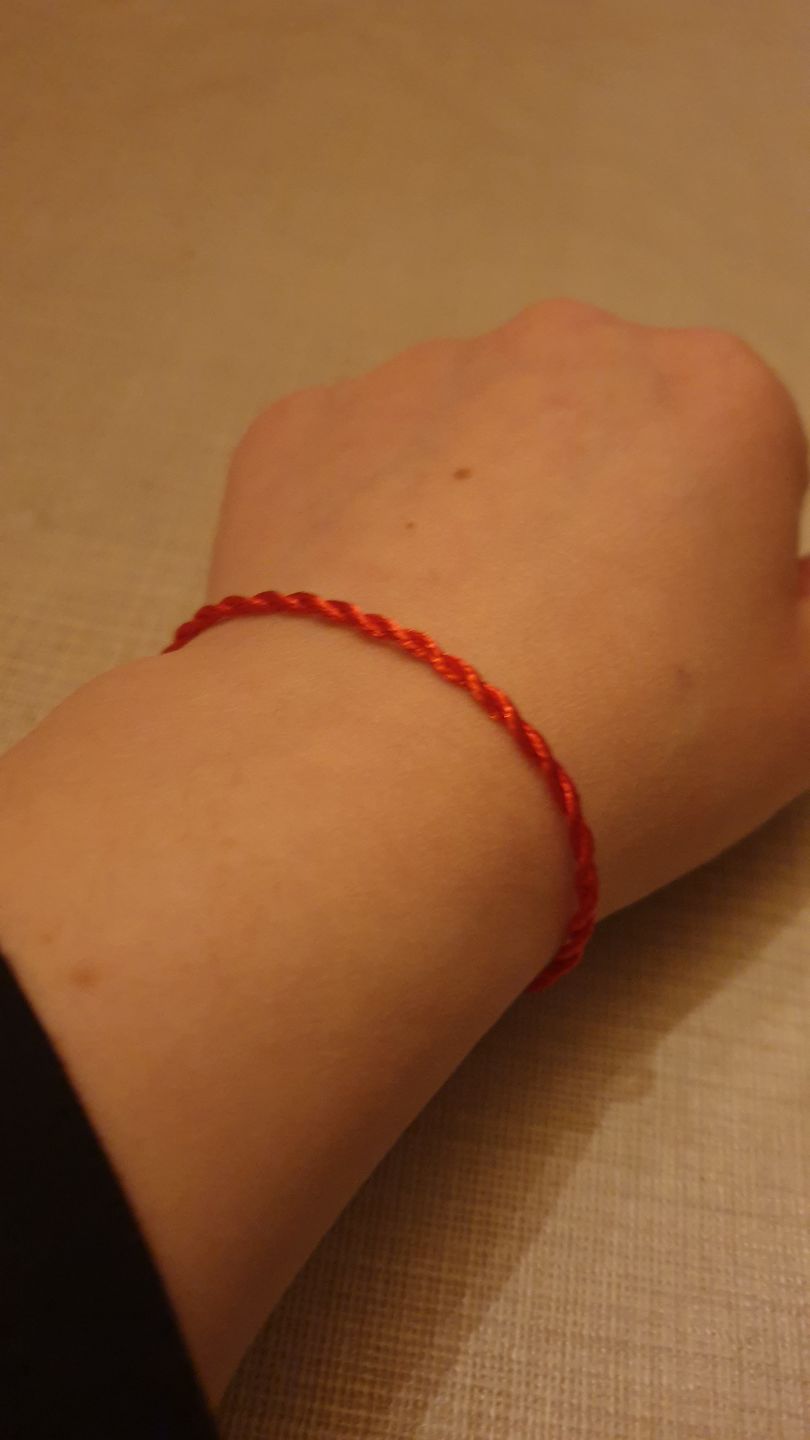 Customer photo review of Bracelet Porte Bonheur "Tibétain"
