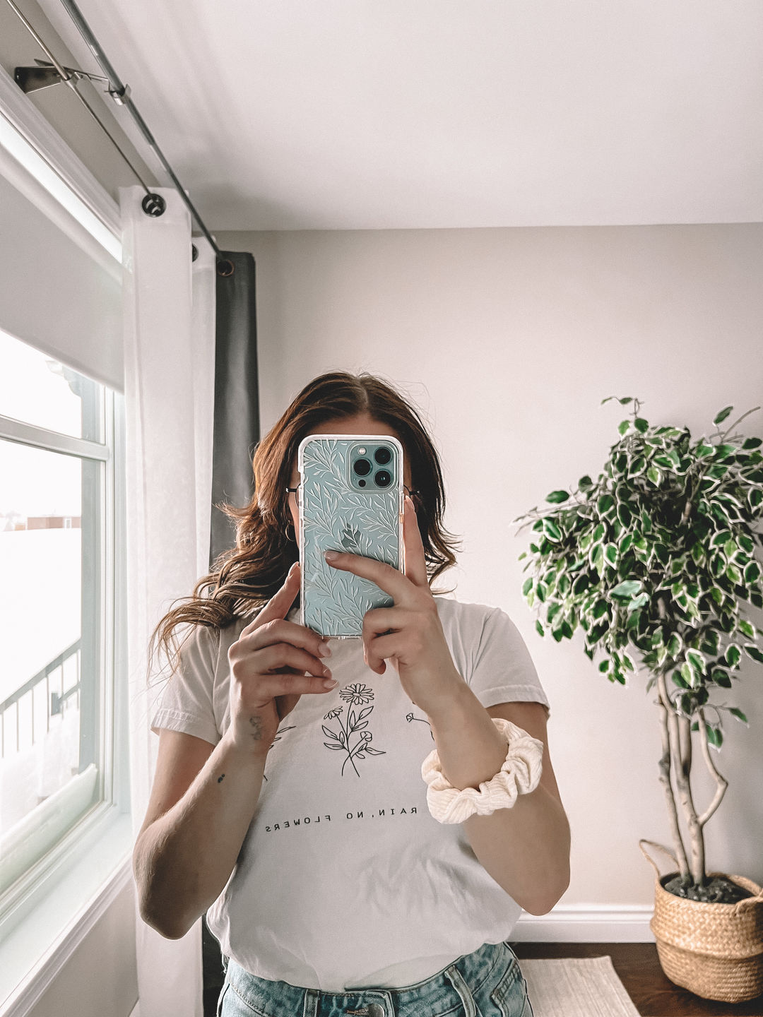 Customer photo review of Hibiscus Clear Case