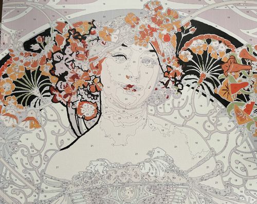 Customer photo review of Champenois, Detail - Paint by Numbers