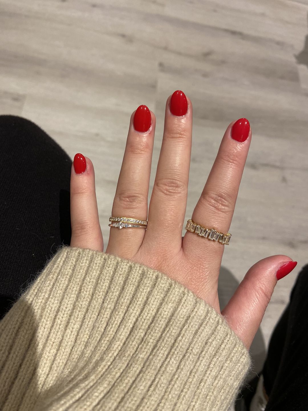 Customer photo review of Cristallo Ring | 18K vergoldet