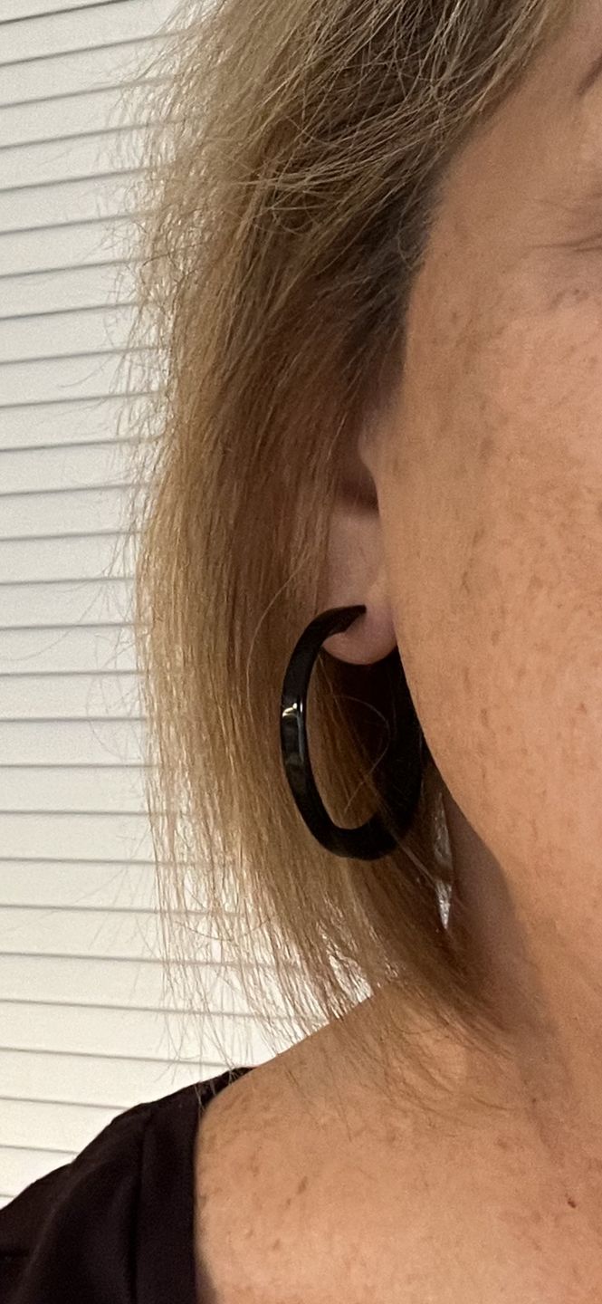 Customer photo review of Alicia Earrings