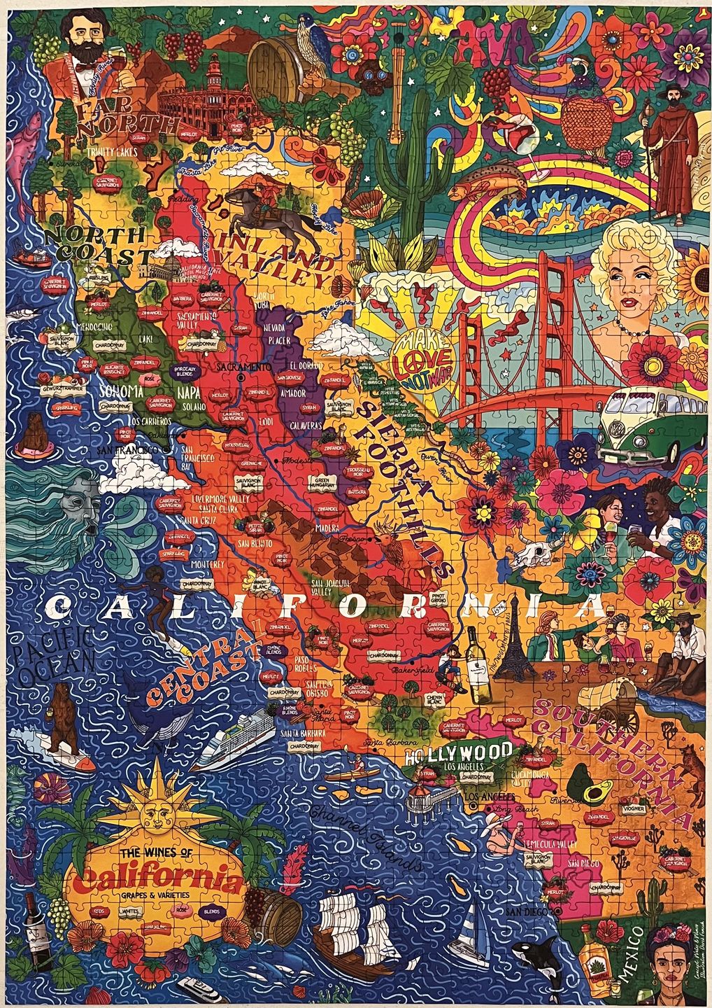 Customer photo review of Wine Puzzle - Italy