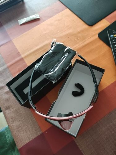 Customer photo review of REVO Kapvoe X2 Red Blue Photochromic Sunglasses