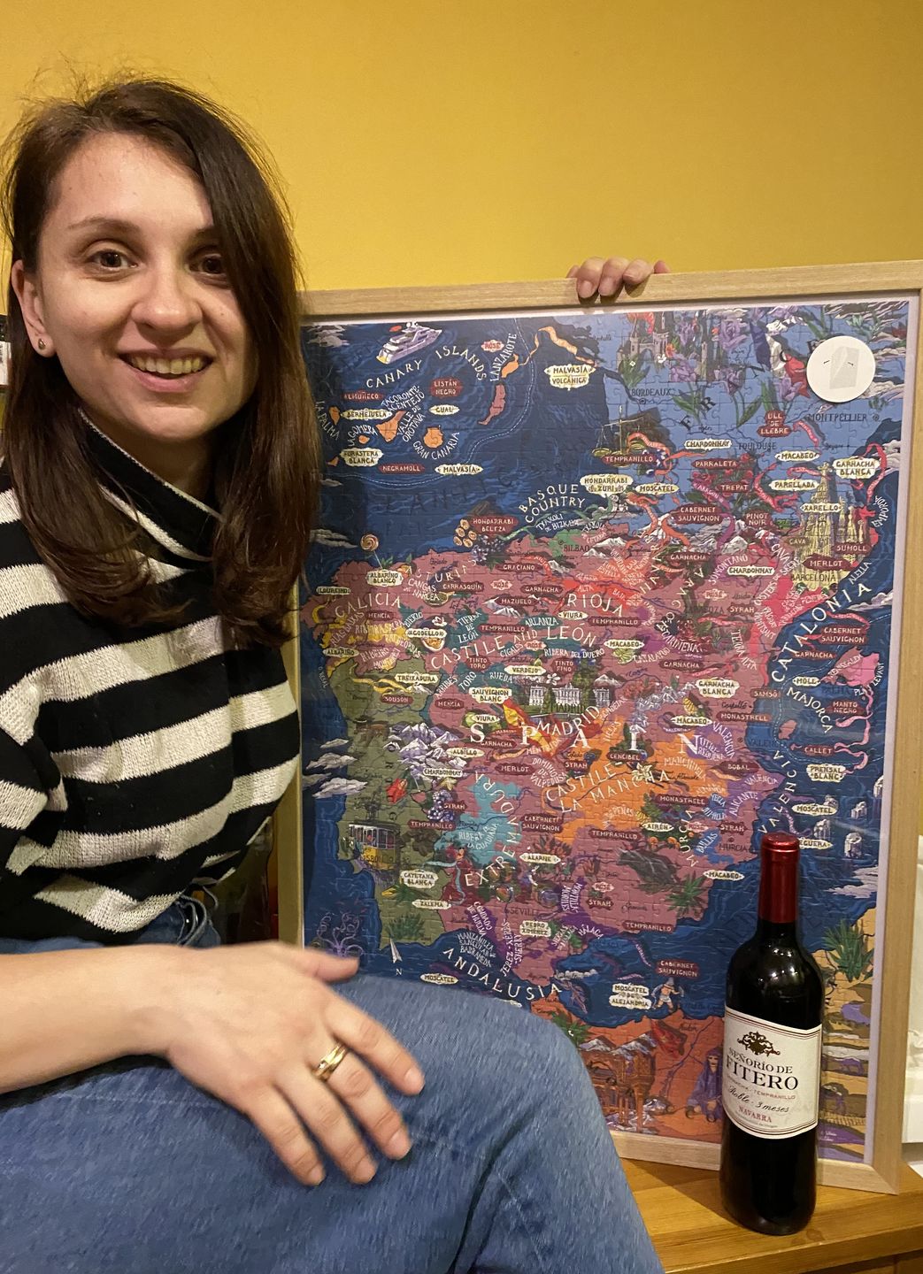 Customer photo review of Wine Puzzle - Spain