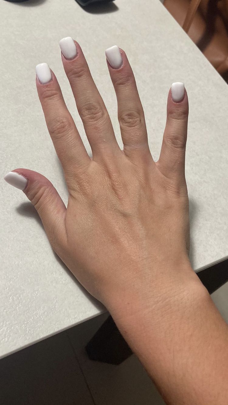 Customer photo review of Smalto Semipermanente LCI -  Bianco Latte