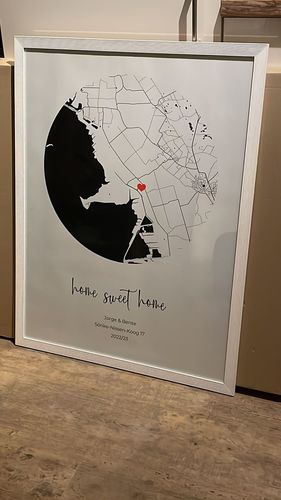 Customer photo review of Il luogo dove tutto è cominciato - Poster Personalizzato