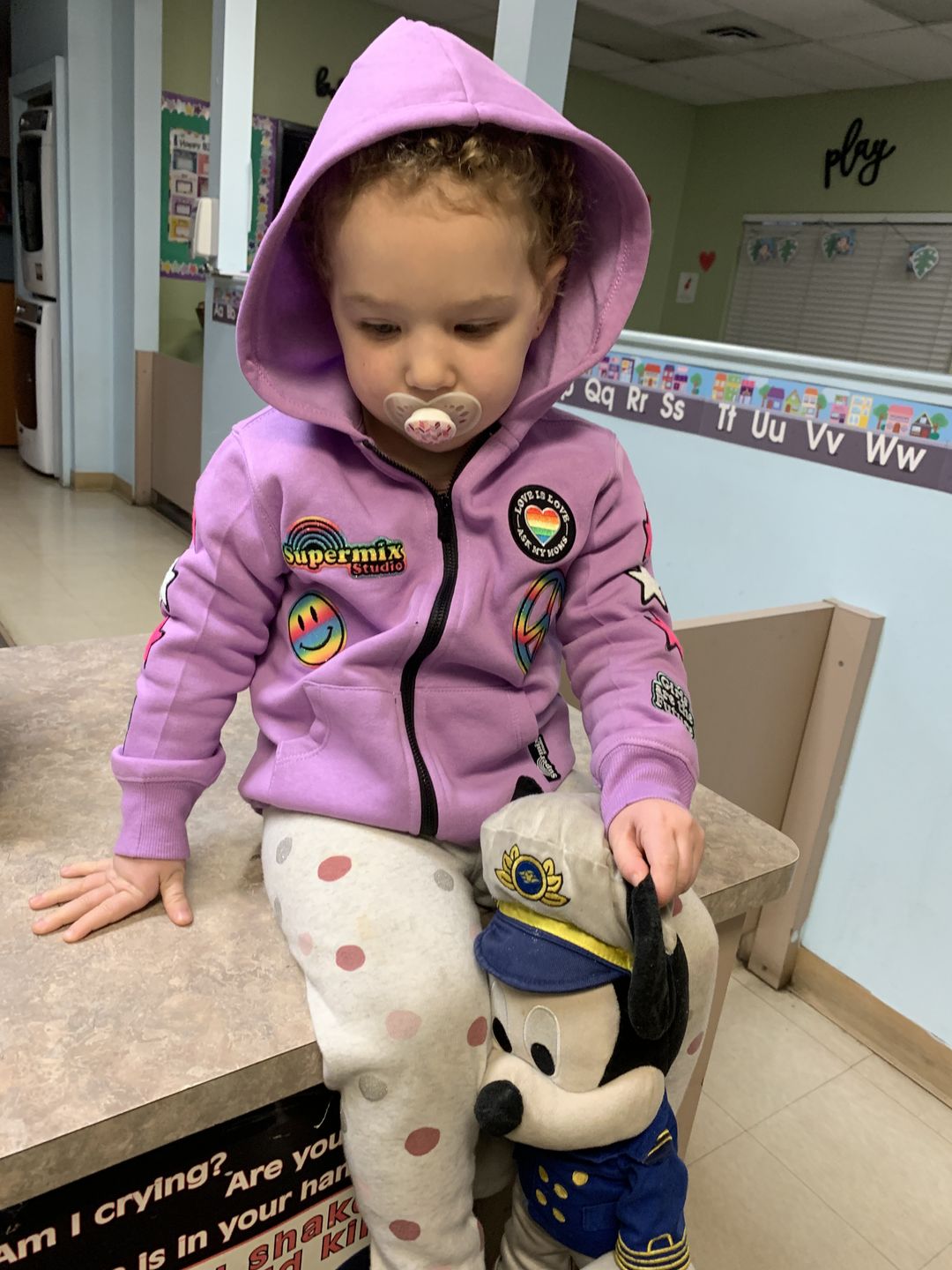 Customer photo review of Kids Zip Hoodie