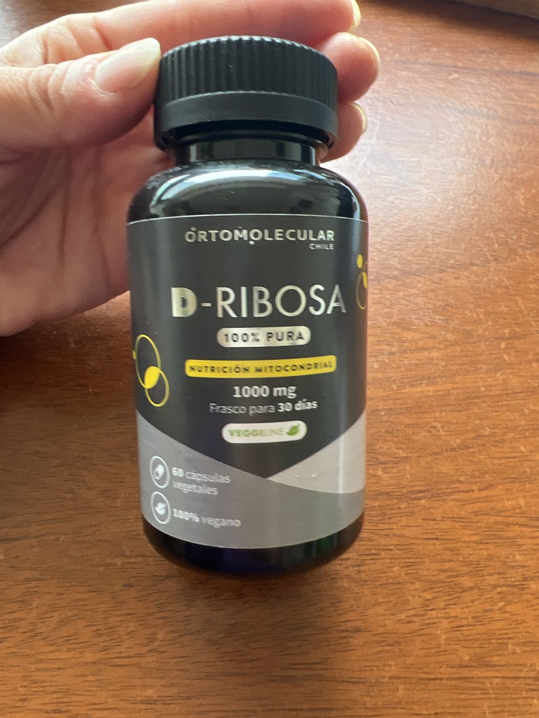 Customer photo review of D-Ribosa 1.000 mg-60 cáps