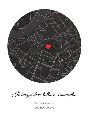 Customer photo review of Il luogo dove tutto è cominciato - Poster Personalizzato
