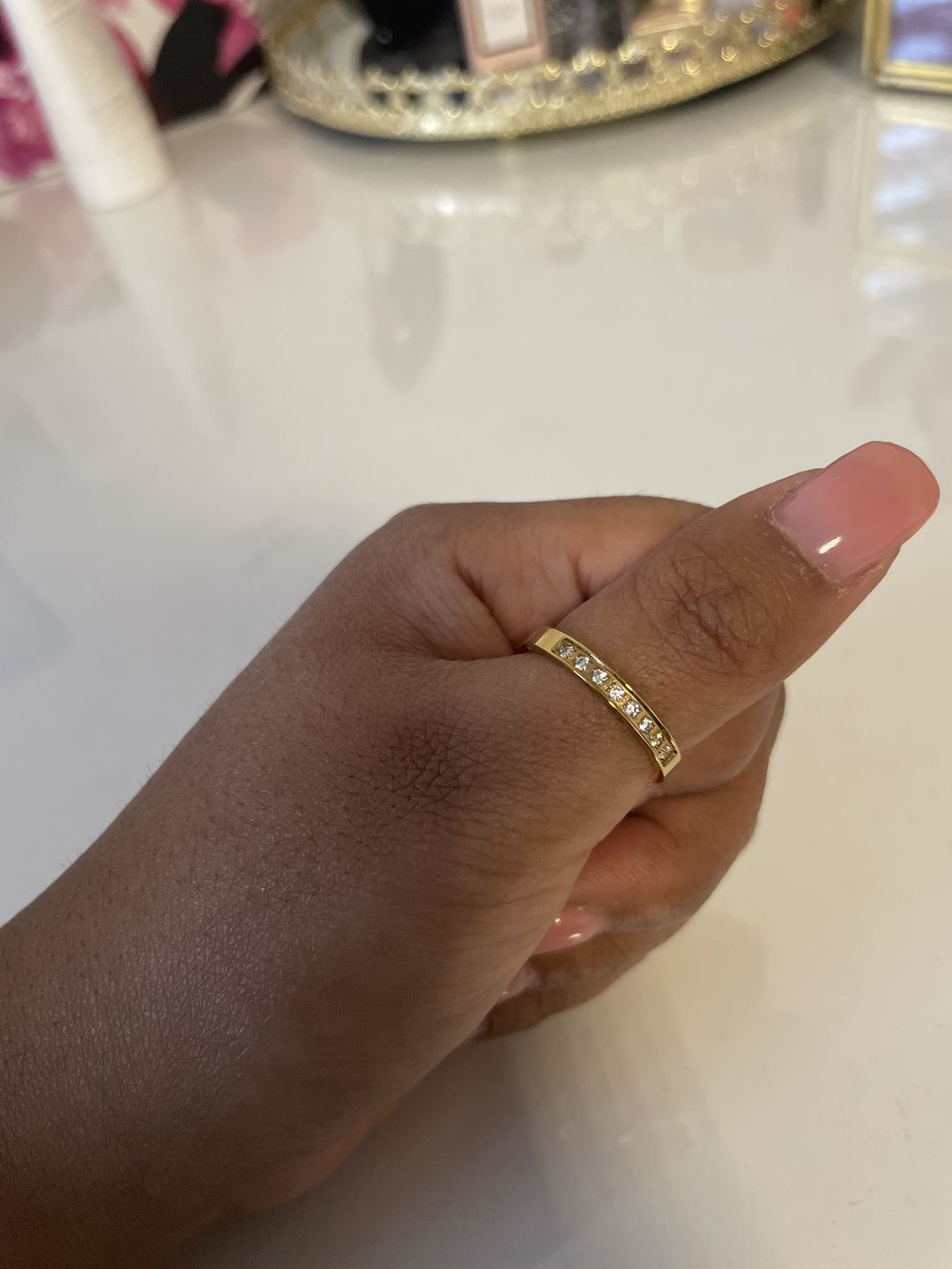 Customer photo review of Belinda Ring | 18K vergoldet