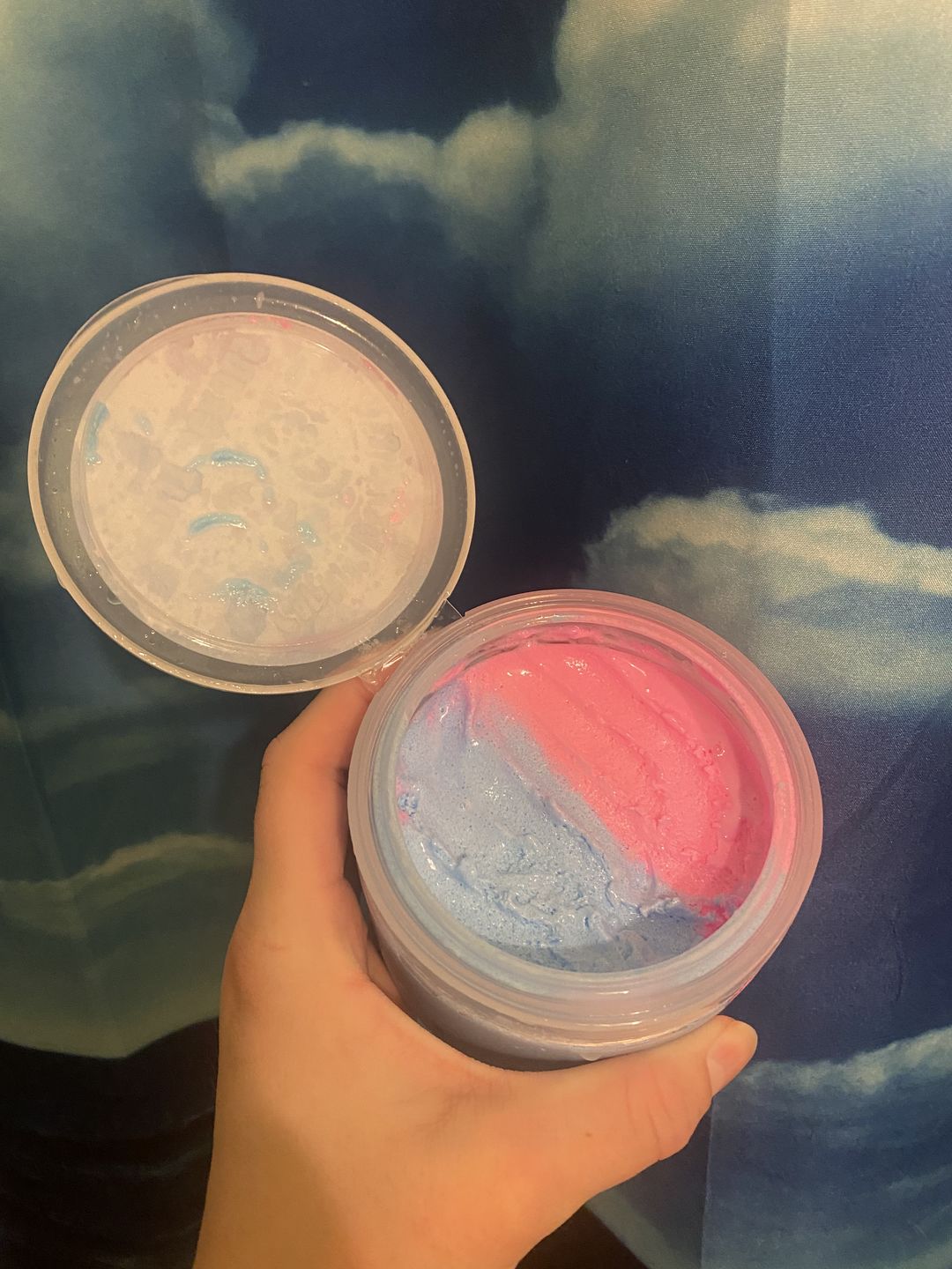 Customer photo review of Carnival Cannibal Split Scrub (Birthday Cake & Cotton Candy)