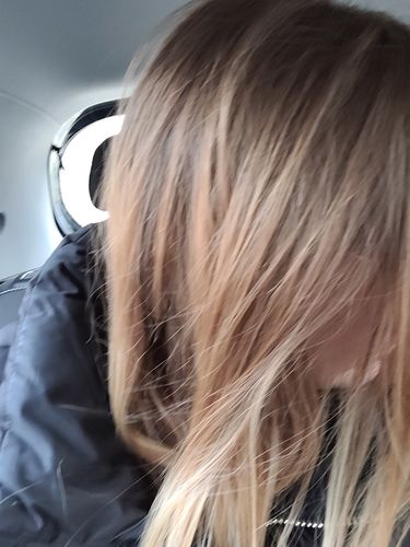 Customer photo review of Sérum nourrissant pour cheveux ternes