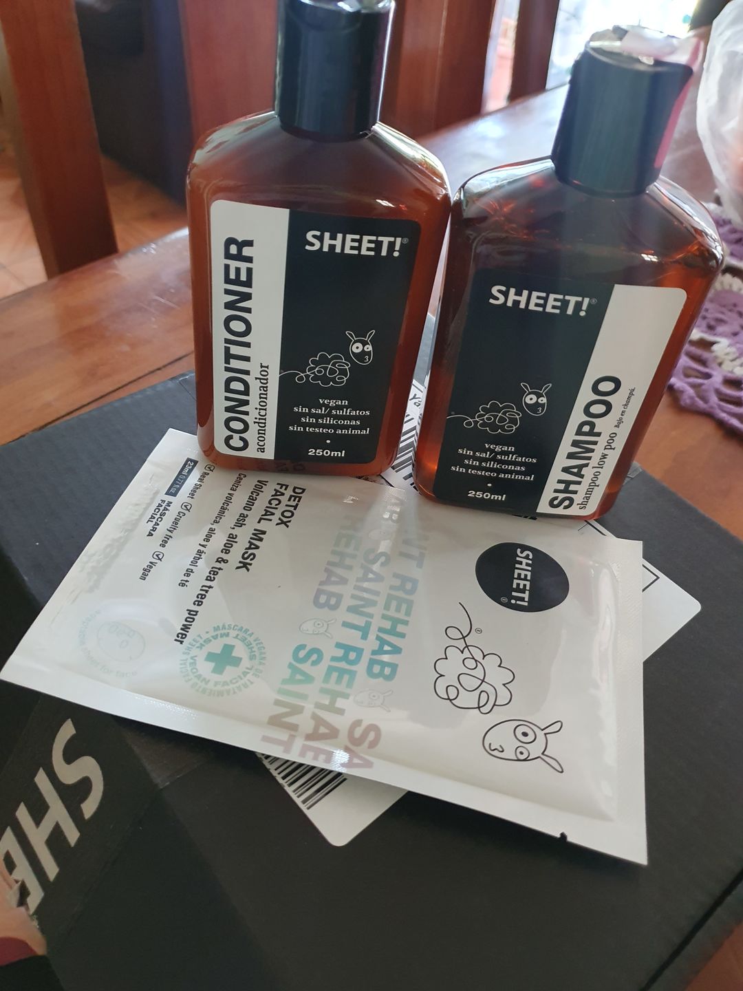 Customer photo review of Shampoo + Acondicionador Low Poo