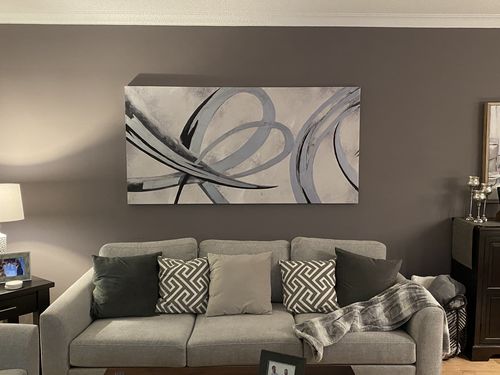 Customer photo review of 'Winds of Change' Framed Canvas