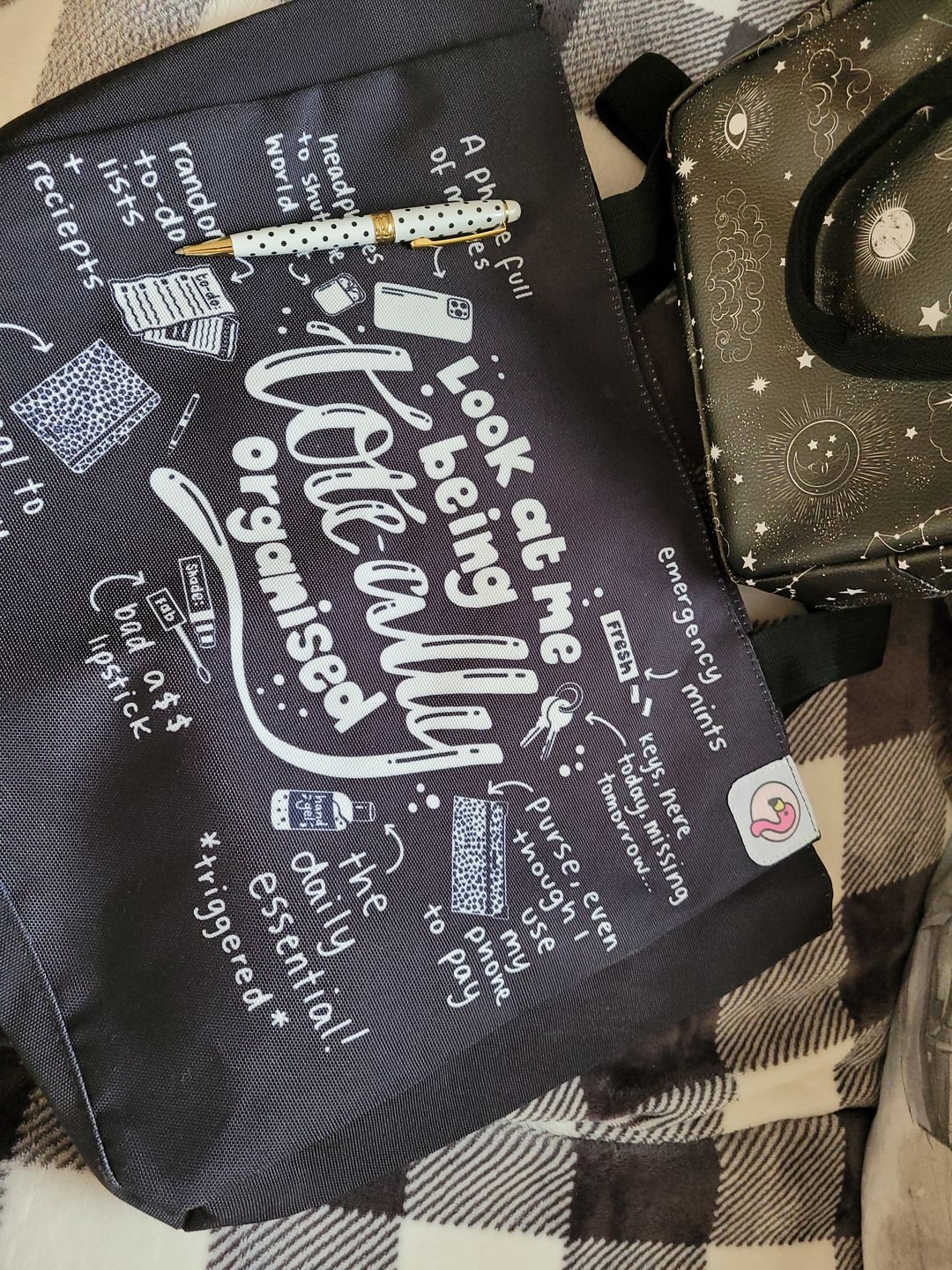 Customer photo review of Tote-ally Organised Tote Bag