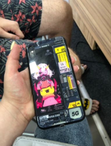 Customer photo review of Led Cyberpunk Phone Case