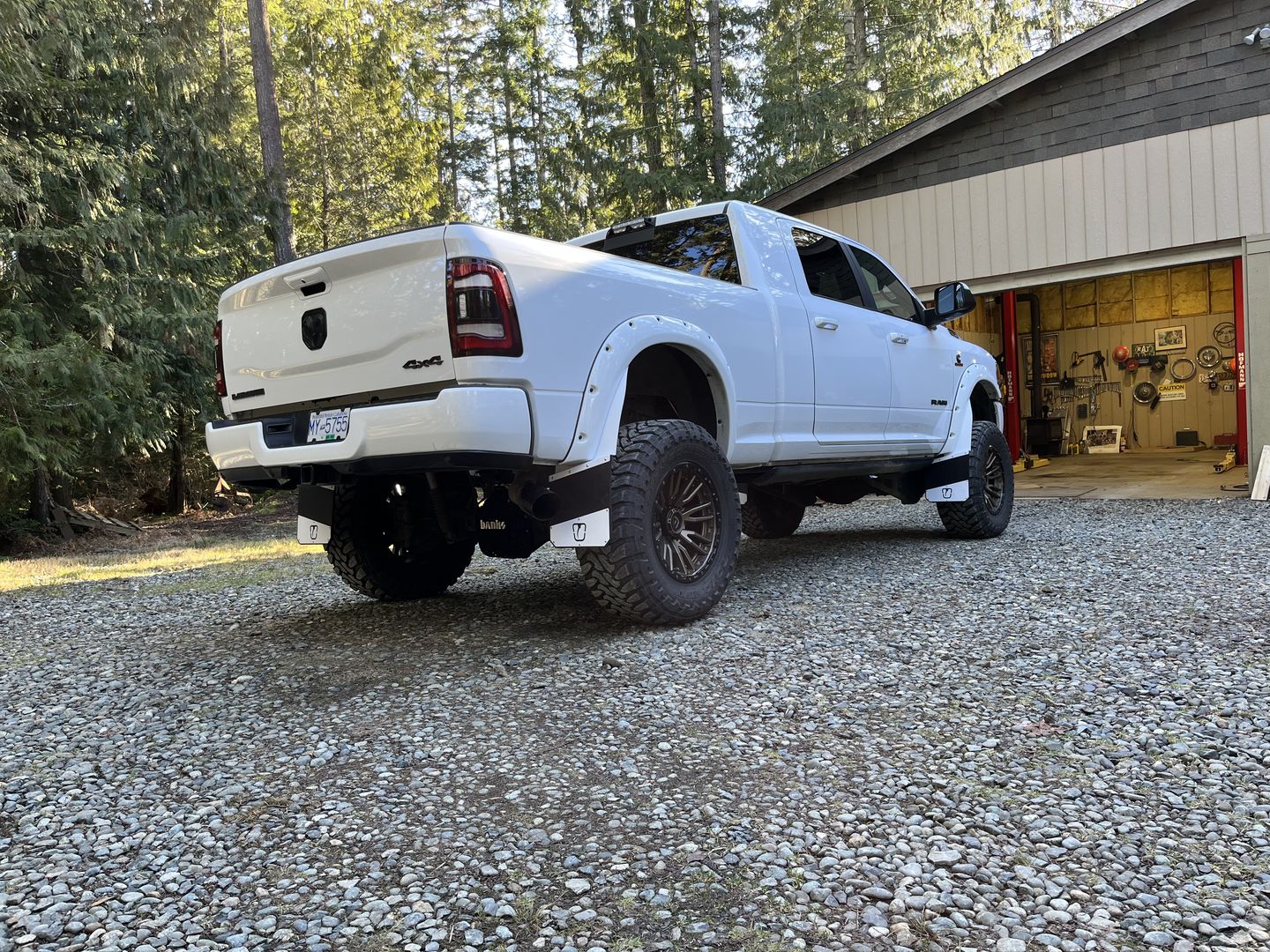 Customer photo review of Trigger Industries Standard Height Mud Flaps