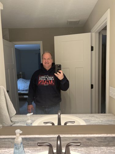 Customer photo review of Make America Great Again Again Hoodie