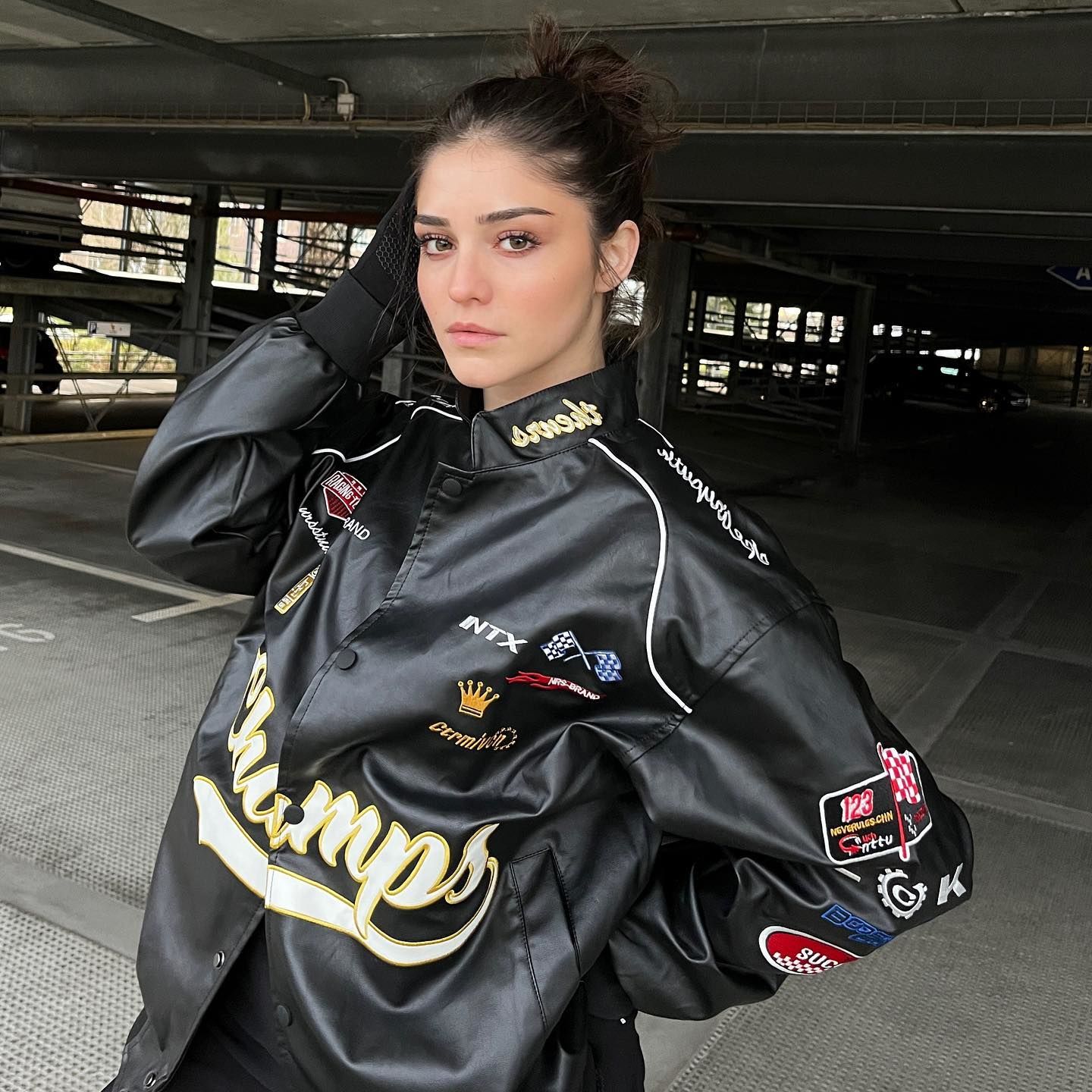 Customer photo review of Aelfric Eden Racing Leather Jacket