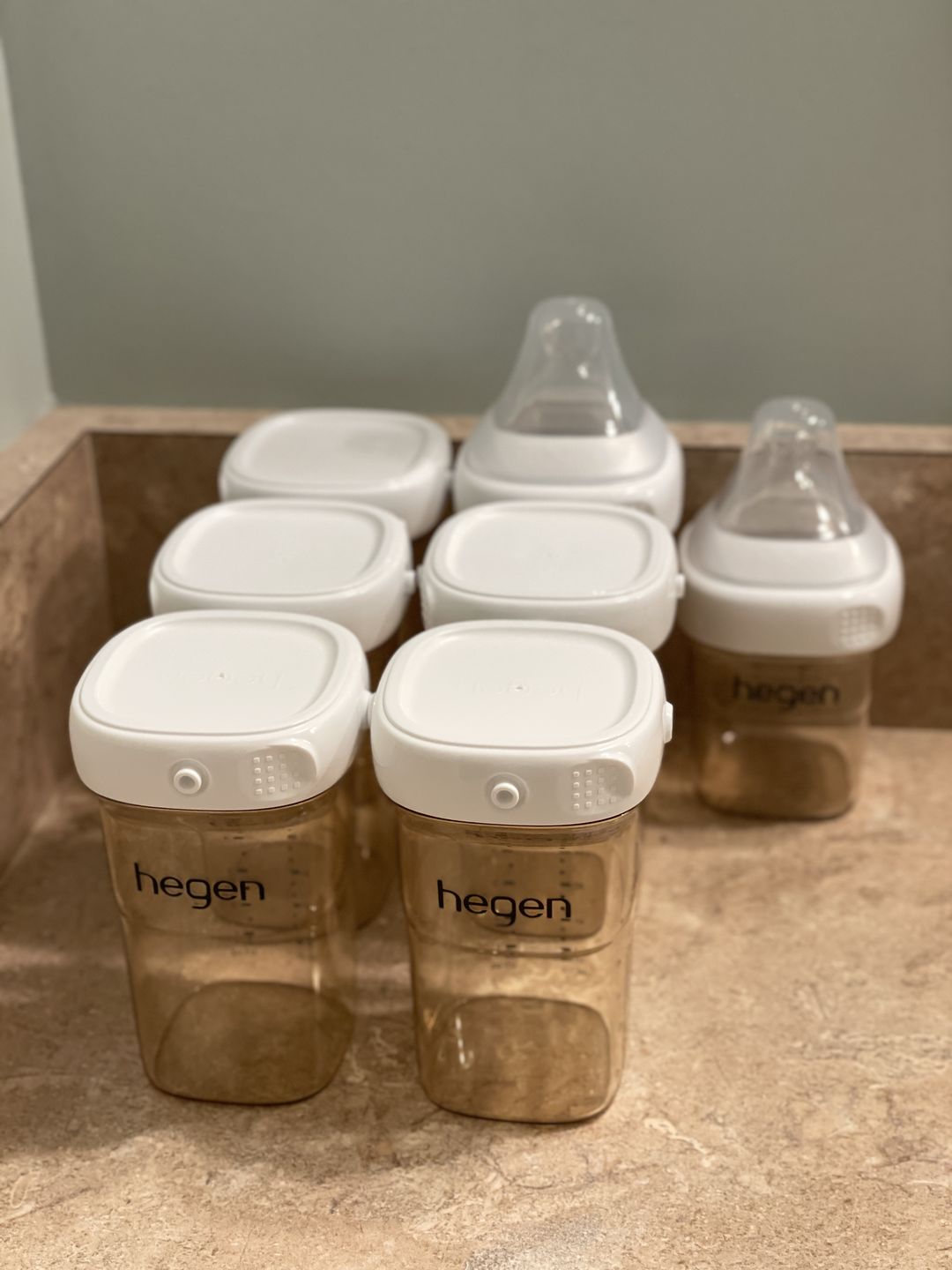 Customer photo review of Hegen PCTO™ Breast Milk Storage Lid White