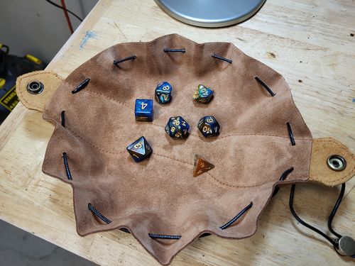 Customer photo review of Nebula Space Dice Sets