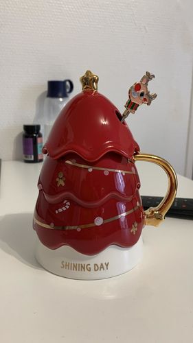 Customer photo review of Christmas Coffee & Tea Mug
