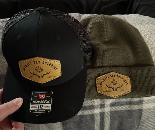 Customer photo review of Richardson 112 Custom Leather Patch Hat
