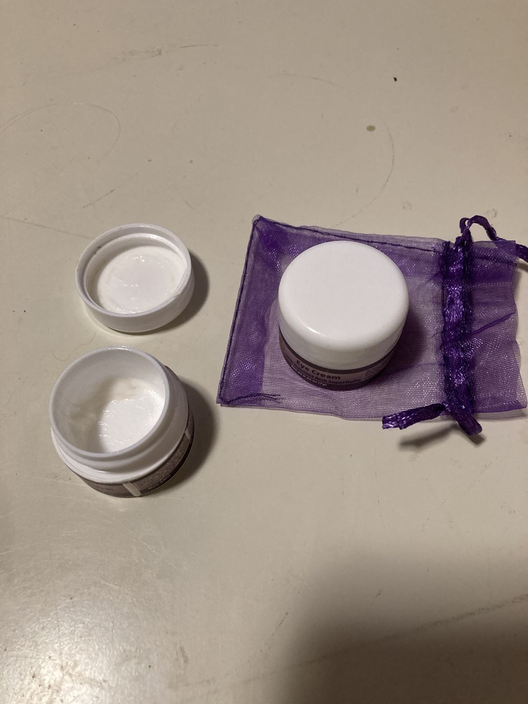 Customer photo review of Eye Cream with Superfruits