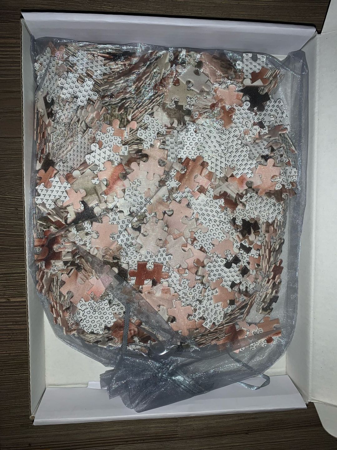 Customer photo review of פאזל בהתאמה אישית
