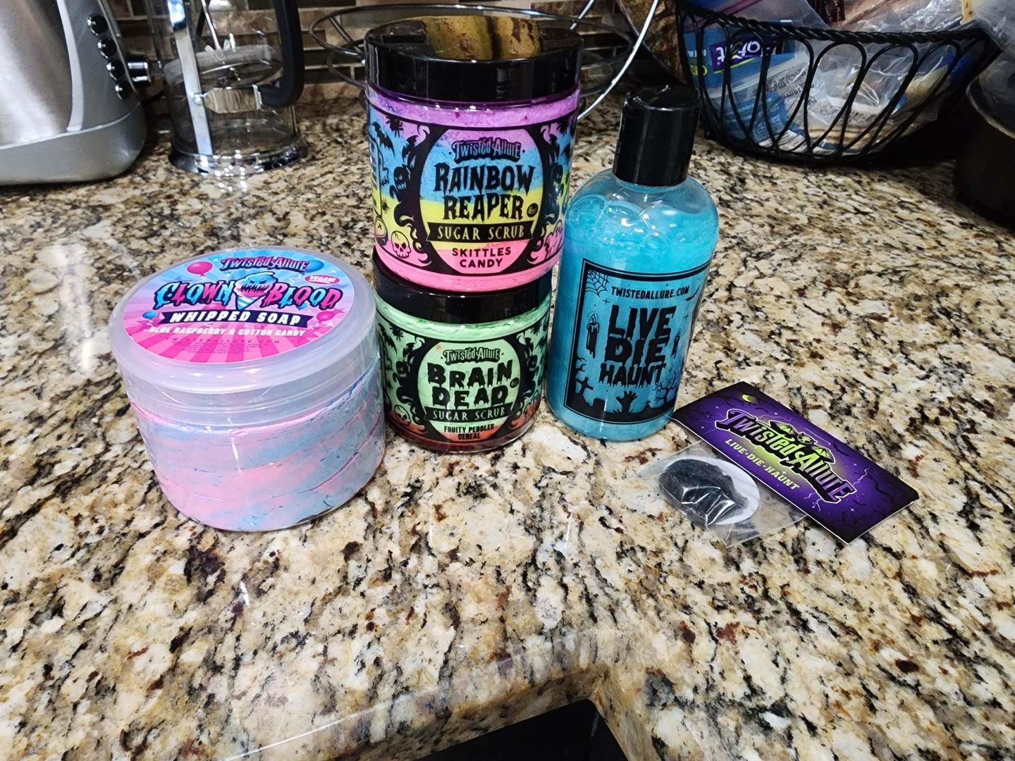 Customer photo review of Brain Dead  Sugar Scrub (Fruity Pebbles Cereal)