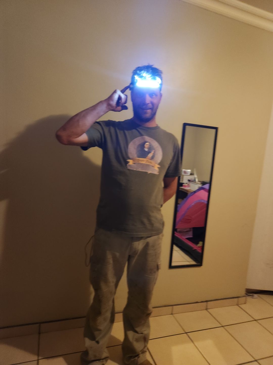 Customer photo review of Lumeo Pro Premium Headlamp