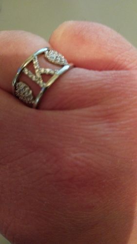 Customer photo review of Anello con stelle cuore e lettera