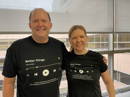 Customer photo review of Your Favorite Song T-Shirt Music Player