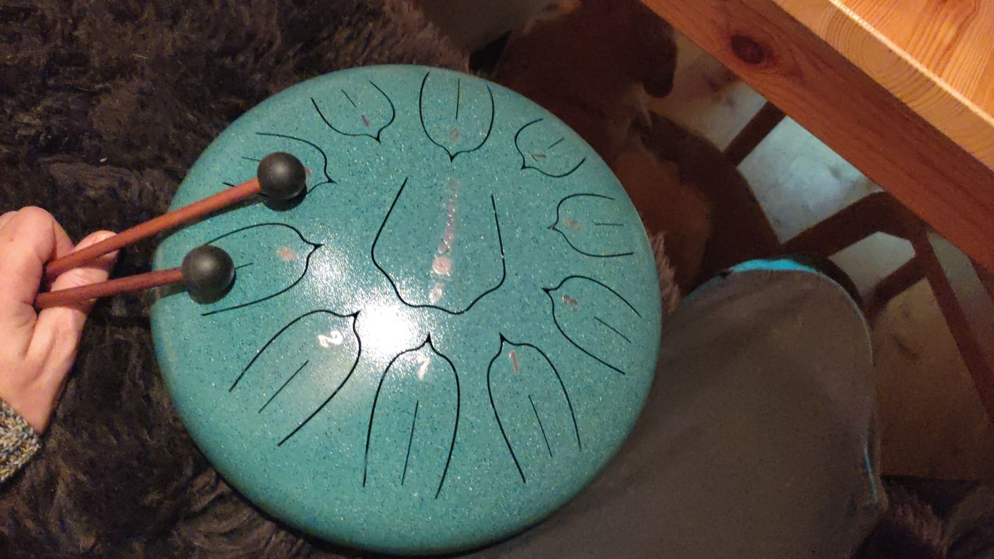 Customer photo review of Sonodrum Zungentrommel - "Standard" - Handgefertigt - 30cm - 11 Zungen - D-Dur