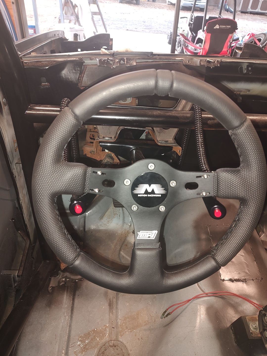 Customer photo review of Motion Raceworks Edition MPI Race Steering Wheel All Black MPI-DRG-R513-BLK